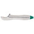 Vollrath 47276 2.5 Oz. Green Aluminum Scoop & Ergonomic Textured Handle Ice Cream Scoop