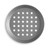 Vollrath PC09PHC 9" Diameter x 3/4" Deep 14 Gauge 1 1/2 mm 3000 Series Hard Coat Anodized Finish Press Cut Pizza Pan