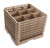 Vollrath TR10FFFFFFF 19.75" x 19.75" Beige Co-Polymer Plastic (9) Compartments Full Size Glass / Stemware Rack