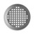 Vollrath PC08XPHC 8" W x .75" H Aluminum Press Cut Perforated Pizza Pan