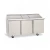 Delfield 4472NP-18 72"W Six Drawer and Three Door Stainless Steel Sandwich/Salad Top Refrigerator