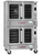 Southbend PCE15B/TI 64" W Bakery Depth Electric Platinum Double Convection Oven - 7500 Watts