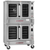 Southbend PCG100S/TD-LP Standard Depth Dependent Doors Liquid Propane Platinum Double Convection Oven - 50000 BTU