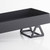 American Metalcraft DWRB5 5" H Black Rectangular Plastic Display Wedge