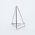 American Metalcraft GCHS3 3" H Silver Metal Geometric Card Holder