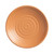 American Metalcraft MRP9TC 8.75" Dia. Orange Melamine Round Plate