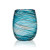 Mikasa Hospitality 5308419 16 Oz. Blue Stemless 3.6" Breeze Wine Glass
