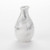 American Metalcraft BVJM8 2.2" W White Marble Ceramic Jug Bud Vase