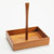 American Metalcraft CCAW9 9.13" L Natural Acacia Wood Condiment Caddy