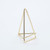 American Metalcraft GCHG3 3" H Gold Metal Geometric Card Holder