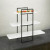 American Metalcraft BRT3 25.5" H Black Square Three-Tier Riser