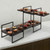 American Metalcraft BRT3 25.5" H Black Square Three-Tier Riser