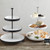 American Metalcraft LFTTSRRB 3" W Black Tiered Stand Replacement Rod