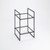 American Metalcraft BRT2 16.5" H Black Square Two-Tier Riser