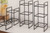 American Metalcraft BRT2 16.5" H Black Square Two-Tier Riser