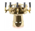 Micro Matic MTB-5BR Brass 5 Faucets Mushroom Draft Beer Tower