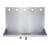 Micro Matic DP-322LD-5GR 16" W x 6.38" D x 14" H Stainless Steel with Glass Rinser Drip Tray Trough