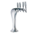 Micro Matic MM1094K Stainless Steel 1 Column 4 Taps Cobra Draft Beer Tower