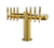Micro Matic METRO-T-8PVDKR Countertop Glycol Cooled with 8 Faucets Metropolis "T" Draft Beer Tower