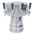 Micro Matic MTB-4PSSKR Stainless Steel 1 Column 4 Taps Mushroom Draft Beer Tower