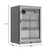 Koolmore BC-1DSW-SS 4.1 Cu. Ft. Stainless Steel One-Section Back Bar Refrigerator - 115 Volts