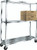 Winholt ALMCS-48-324 48" W x 60" H x 24" D Aluminum Tubular Mobile Cooler Shelving