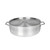 Thunder Group ALSKBP006 30 Qt. Aluminum Mirror-Finish with Cover Brazier Pot