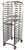 Winholt AL-2620B-XB 20 Pans Aluminum Full Height Reinforced Sides Mobile Side Loading Pan Rack