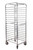 Winholt AL-1840B-BP 40 Pans Aluminum Full Height End Loading Medium Duty Mobile Pan Rack