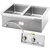 APW Wyott HFW-2S 29.5" W Stainless Steel Drop-In Hot Food Well Unit without Drain - 208 Volts
