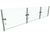 Hatco ORBIT100-108 108" W x 18" H x 2.2" D Stainless Steel Single-Sided Full-Service Flav-R-Shield ORBIT100 Food Shield