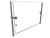 Hatco ORBIT100-36 36" W x 18" H x 2.2" D Stainless Steel Single-Sided Full-Service Flav-R-Shield ORBIT100 Food Shield