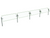 Hatco ORBIT360-144 144" W x 23" H x 14" D Stainless Steel Single-Sided Self-Service Flav-R-Shield ORBIT360 Food Shield