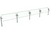 Hatco ORBIT360-132 132" W x 23" H x 14" D Stainless Steel Single-Sided Self-Service Flav-R-Shield ORBIT360 Food Shield