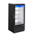 Habco ESM10HC Impulse Cold Space 8.9 Cu. Ft. Black 1 Section Hinged Glass Merchandiser Refrigerator - 115 Volts