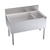 Krowne KR24-M42L-10 42" W Stainless Steel Ice Bin with Bottle Well Royal Series Underbar Multi Station