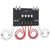Krowne KBP-W4 Tamper-Proof Wall Bracket Regulator with Tail Pieces