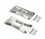 Krowne 28-201 Stainless Steel Front Caster Positioning Set