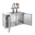 Krowne DB60 60" W Stainless Steel Two-Section Draft Beer Cooler - 115 Volts