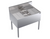 Krowne KR24-31C 36" W Stainless Steel One Compartment Royal Series Underbar Sink Unit