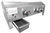 Connerton CEG-36-T-LP 37" W Stainless Steel Liquid Propane Countertop Budget Series Griddle - 84,000 BTU