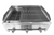 Connerton RLRB-23-27L-NG 27" W Stainless Steel Countertop Natural Gas Lava Rock with Cast Iron Bottom Grates Charbroiler - 56,000 BTU