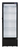 Omcan USA 47586 7.7 Cu. Ft. White Painted Steel Reach -In Display 1-Section Refrigerator - 110 Volts