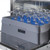 Omcan USA 49126 23.44" W x 33.31" H Stainless Steel Kromo Dishwasher - 220-240 Volts