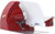 Omcan USA 47111 9.08" Dia. Red Electric Horizontal Home Line 250 Meat Slicer - 115 Volts