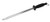 Omcan USA 13768 12" Oval Sharpening Steel with Black Handle