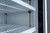 Omcan USA 52032 45 Cu. Ft. White Painted Steel Reach -In Display 2-Section Refrigerator - 110 Volts