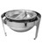 Omcan USA 81016 5.5 Qt. Stainless Steel Round Chafer Food Pan