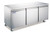 Omcan USA 59091 15.5 Cu. Ft. Stainless Steel 3-Section Reach-In Aurora Display Refrigerator - 115 Volts