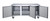 Omcan USA 50091 15.5 Cu. Ft. Stainless Steel 3-Section Reach-In Aurora Display Refrigerator - 115 Volts